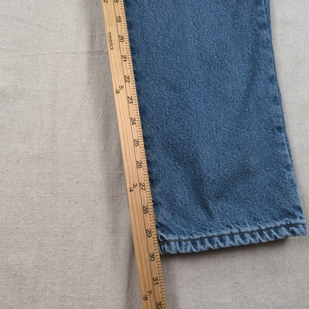 Vintage LL Bean Jeans Mens‎ 34x30 Blue Flannel Lined Classic Casual Denim